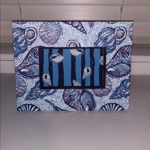 Lilly Pulitzer Blue Sea Shell Picture Frame 🌊 🐚
